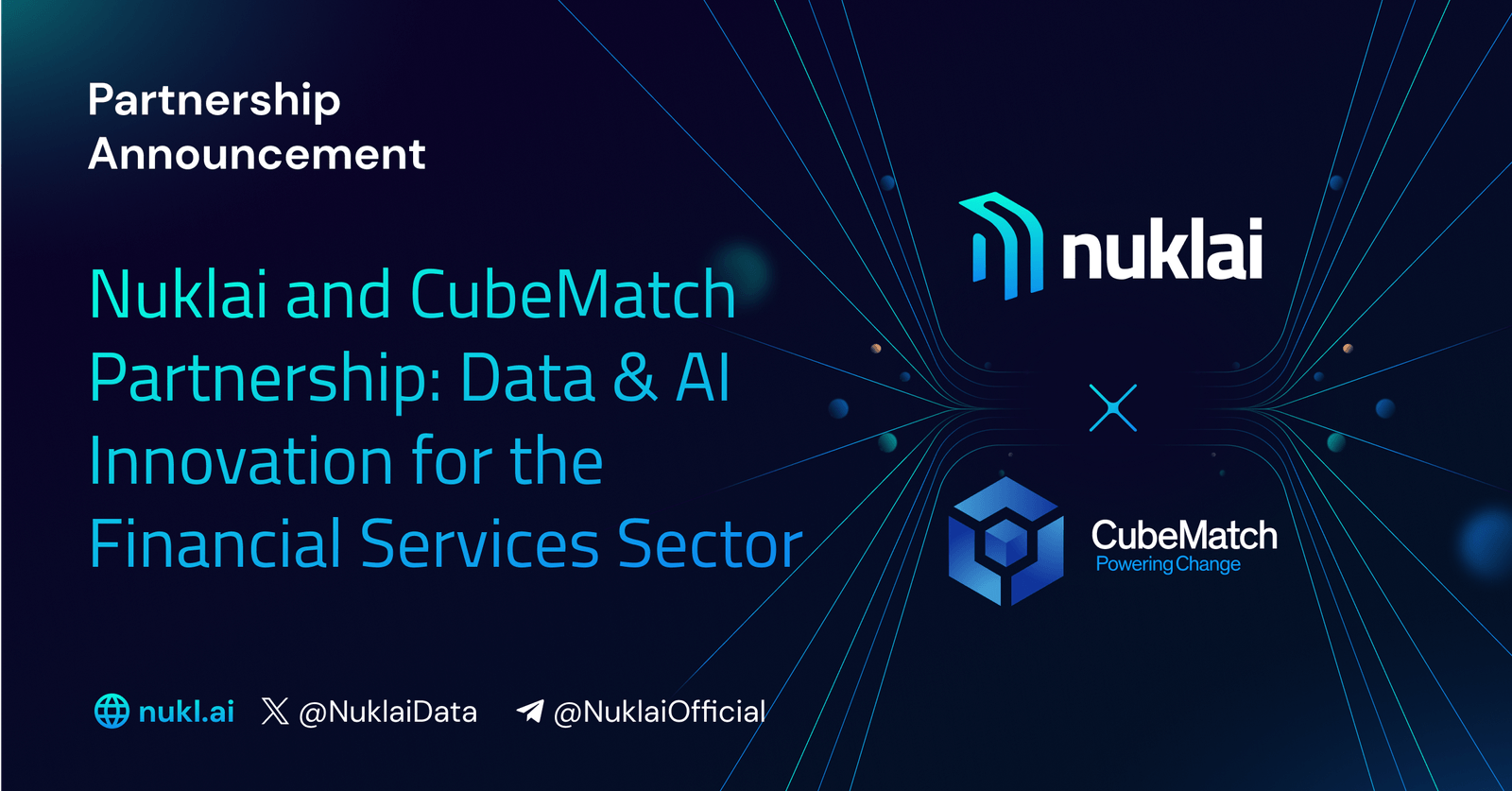CubeMatch and Nuklai Partnership